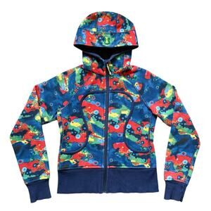 Lululemon Colorful Camouflage Scuba Hoodie Full Zip Jacket Athleticwear Active